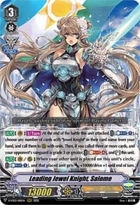 Leading Jewel Knight, Salome - D-VS03: V Clan Collection Vol.3 - Cardfight Vanguard card