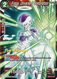 Frieza, Universe 7 Combination - Realm of the Gods Pre-Release Cards - Dragon Ball Super: Masters card