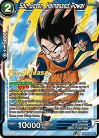Son Goten, Harnessed Power - Realm of the Gods Pre-Release Cards - Dragon Ball Super: Masters card