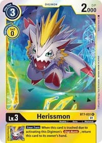 Herissmon - Next Adventure - Digimon Card Game card