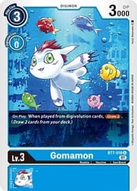 Gomamon - Next Adventure - Digimon Card Game card