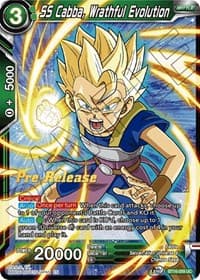 SS Cabba, Wrathful Evolution - Realm of the Gods Pre-Release Cards - Dragon Ball Super: Masters card
