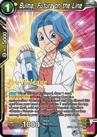 Bulma, Future on the Line - Realm of the Gods Pre-Release Cards - Dragon Ball Super: Masters card