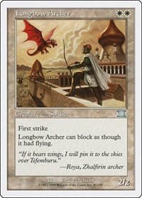 Longbow Archer - Classic Sixth Edition - Magic: The Gathering card