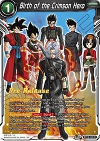 Birth of the Crimson Hero - Realm of the Gods Pre-Release Cards - Dragon Ball Super: Masters card