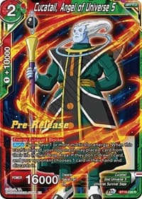 Cucatail, Angel of Universe 5 - Realm of the Gods Pre-Release Cards - Dragon Ball Super: Masters card