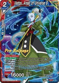 Vados, Angel of the Universe 6 - Realm of the Gods Pre-Release Cards - Dragon Ball Super: Masters card