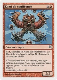 Pain Kami (French) - "Kami de souffrance" (C28) - Magic Encyclopedia 2005 (Salvat/Hachette) - Magic: The Gathering card