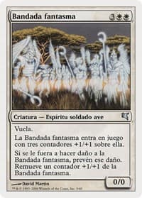 Phantom Flock (Spanish) - "Bandada fantasma" (C3) - Magic Encyclopedia 2005 (Salvat/Hachette) - Magic: The Gathering card