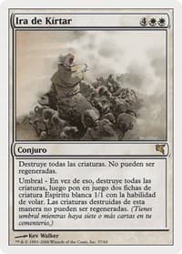 Kirtar's Wrath (Spanish) - "Ira de Kírtar" - Magic Encyclopedia 2005 (Salvat/Hachette) - Magic: The Gathering card