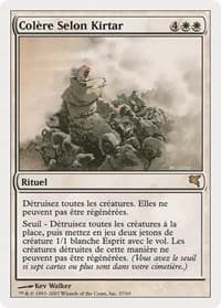 Kirtar's Wrath (French) - "Colère Selon Kirtar" - Magic Encyclopedia 2005 (Salvat/Hachette) - Magic: The Gathering card