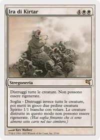 Kirtar's Wrath (Italian) - "Ira di Kirtar" - Magic Encyclopedia 2005 (Salvat/Hachette) - Magic: The Gathering card