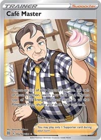 Cafe Master - SWSH09: Brilliant Stars Trainer Gallery - Pokemon card
