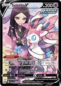Sylveon V - SWSH09: Brilliant Stars Trainer Gallery - Pokemon card