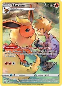 Flareon - SWSH09: Brilliant Stars Trainer Gallery - Pokemon card
