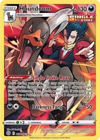 Houndoom - SWSH09: Brilliant Stars Trainer Gallery - Pokemon card