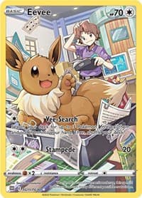 Eevee - SWSH09: Brilliant Stars Trainer Gallery - Pokemon card