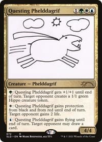 Questing Phelddagrif (672) - Secret Lair Drop Series - Magic: The Gathering card