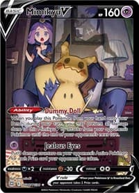 Mimikyu V - SWSH09: Brilliant Stars Trainer Gallery - Pokemon card