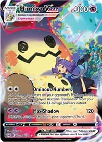 Mimikyu VMAX - SWSH09: Brilliant Stars Trainer Gallery - Pokemon card