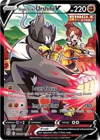Single Strike Urshifu V - SWSH09: Brilliant Stars Trainer Gallery - Pokemon card