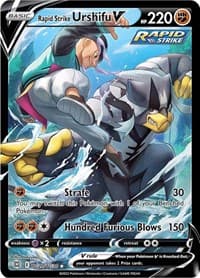 Rapid Strike Urshifu V - SWSH09: Brilliant Stars Trainer Gallery - Pokemon card
