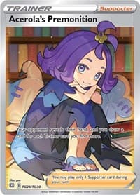 Acerola's Premonition - SWSH09: Brilliant Stars Trainer Gallery - Pokemon card