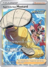 Rapid Strike Style Mustard - SWSH09: Brilliant Stars Trainer Gallery - Pokemon card