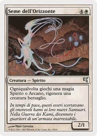 Horizon Seed (Italian) - "Seme dell'Orizzonte" - Magic Encyclopedia 2005 (Salvat/Hachette) - Magic: The Gathering card