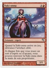 Yuki-Onna (French) - "Yuki-onna" - Magic Encyclopedia 2005 (Salvat/Hachette) - Magic: The Gathering card