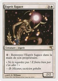 Blinking Spirit (French) - "Esprit fugace" - Magic Encyclopedia 2005 (Salvat/Hachette) - Magic: The Gathering card