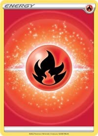Fire Energy (2022 Unnumbered) - SWSH09: Brilliant Stars - Pokemon card