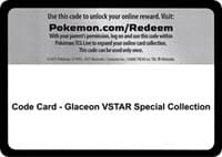 Code Card - Glaceon VSTAR Special Collection - SWSH09: Brilliant Stars - Pokemon card