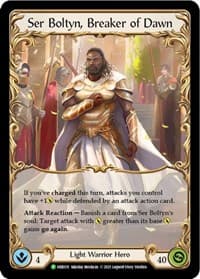 Ser Boltyn, Breaker of Dawn - HER031 - Flesh and Blood: Promo Cards - Flesh and Blood TCG card