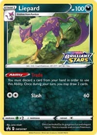 Liepard - SWSH187 - SWSH: Sword & Shield Promo Cards - Pokemon card