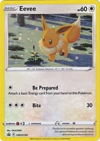 Eevee - SWSH190 - SWSH: Sword & Shield Promo Cards - Pokemon card