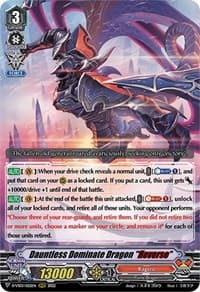 Dauntless Dominate Dragon "Reverse" - D-VS03: V Clan Collection Vol.3 - Cardfight Vanguard card
