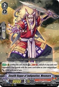 Stealth Rogue of Indignation, Meomaru - D-VS03: V Clan Collection Vol.3 - Cardfight Vanguard card