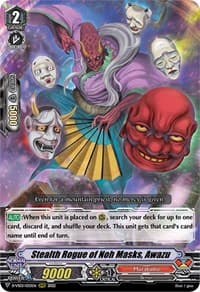 Stealth Rogue of Noh Masks, Awazu - D-VS03: V Clan Collection Vol.3 - Cardfight Vanguard card