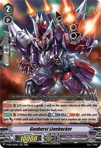 Gunburst Linebacker - D-VS03: V Clan Collection Vol.3 - Cardfight Vanguard card