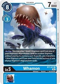 Whamon - Next Adventure - Digimon Card Game card