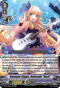 Detonate Singer, Refiarade "Rock" - D-VS03: V Clan Collection Vol.3 - Cardfight Vanguard card