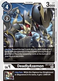 DeadlyAxemon - Next Adventure - Digimon Card Game card