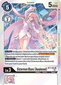 Sistermon Blanc (Awakened) - Next Adventure - Digimon Card Game card