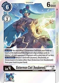 Sistermon Ciel (Awakened) - Next Adventure - Digimon Card Game card