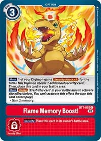 Flame Memory Boost! - Next Adventure - Digimon Card Game card