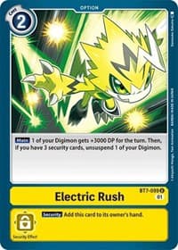 Electric Rush - Next Adventure - Digimon Card Game card