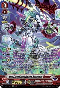 Blue Storm Karma Dragon, Maelstrom "Reverse" (SP) - D-VS03: V Clan Collection Vol.3 - Cardfight Vanguard card