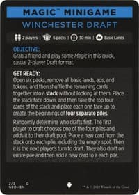 Magic Minigame: Winchester Draft - Kamigawa: Neon Dynasty - Magic: The Gathering card
