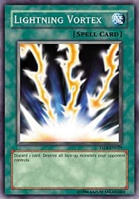 Lightning Vortex - Starter Deck: Jaden Yuki - YuGiOh card